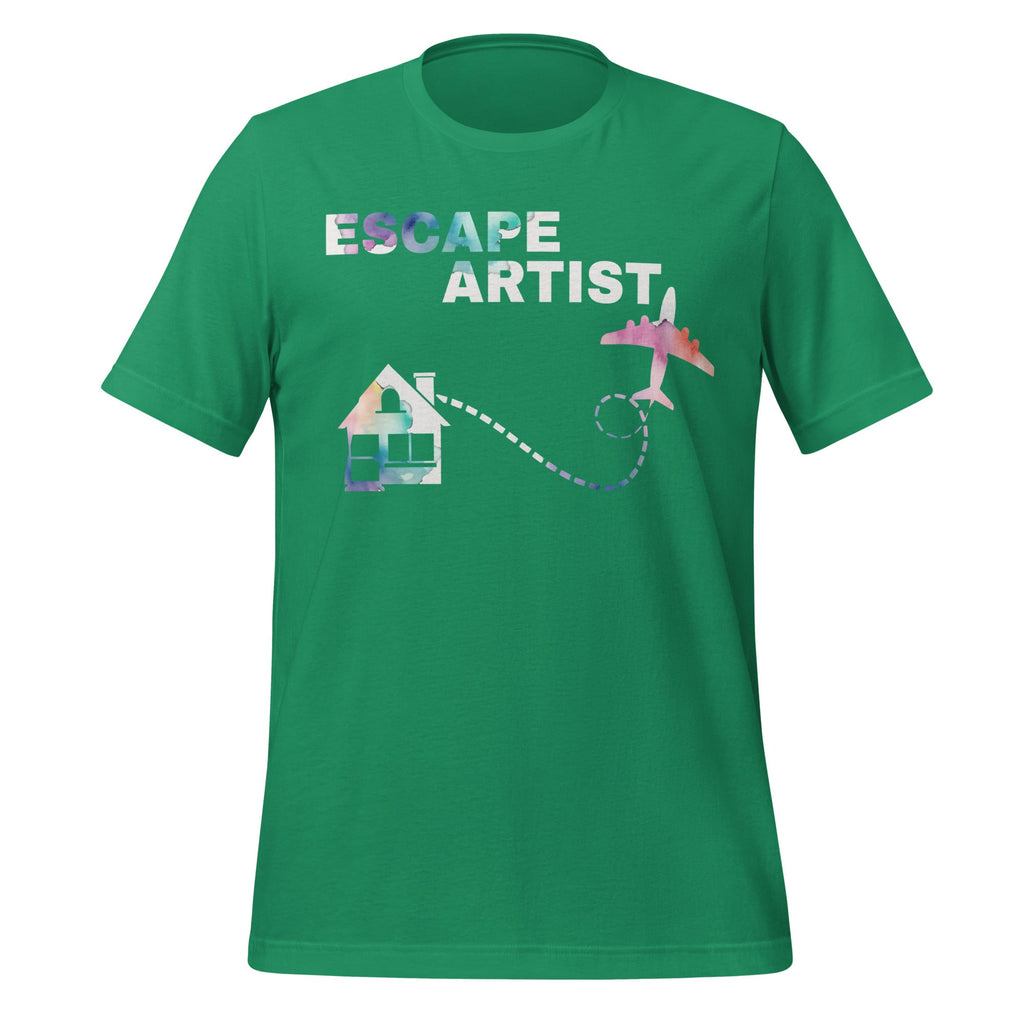 Escape Artist Funny Graphic Art House And Plane Unisex product image 6