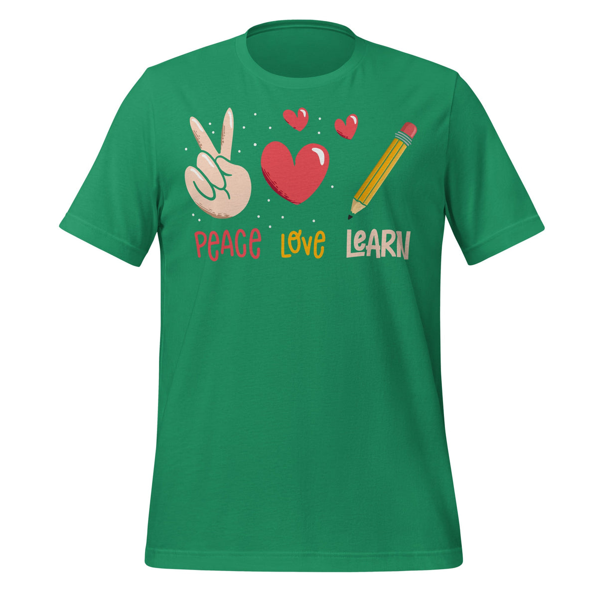 Peace Love Learn Funny Teacher Student 100th Days Of School product image 6