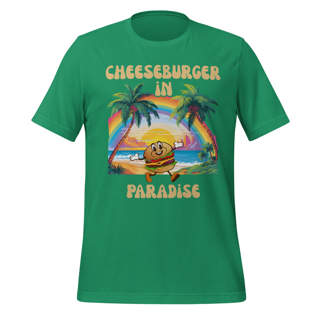 Vintage Funny Cheeseburger Summer Vacation Paradise Unisex product image 6