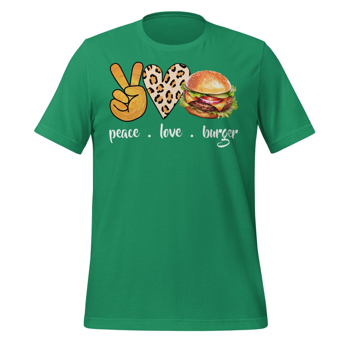 Hamburger Cheeseburger Peace Love Burger Fast Food Unisex product image 6