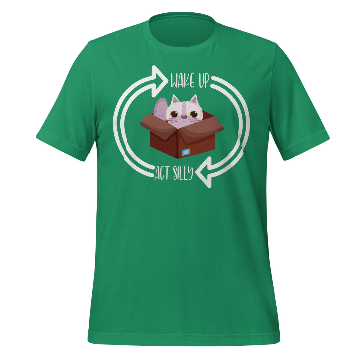 Wake Up Act Silly Cat Funny Animal Kitten Lovers Unisex product image 6