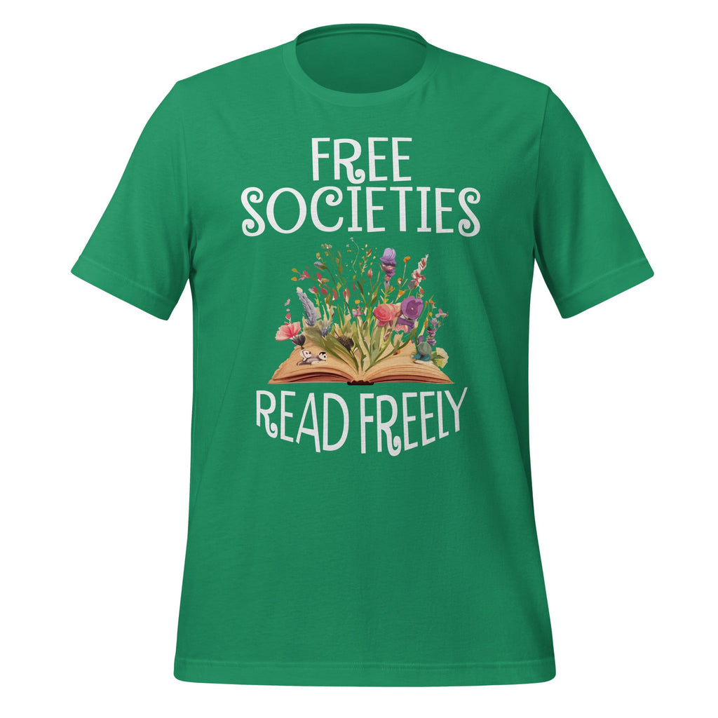 Free Societies Read Freely Bookworm Reading Book Lover product image 6