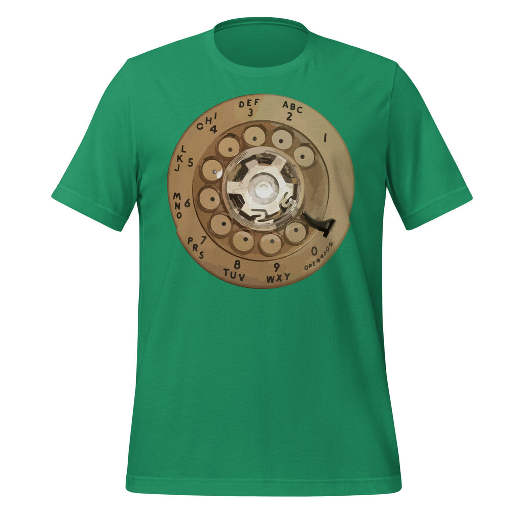 Vintage Retro Rotary Dial Phone Graphic Art Unisex T-Shirt product image 6