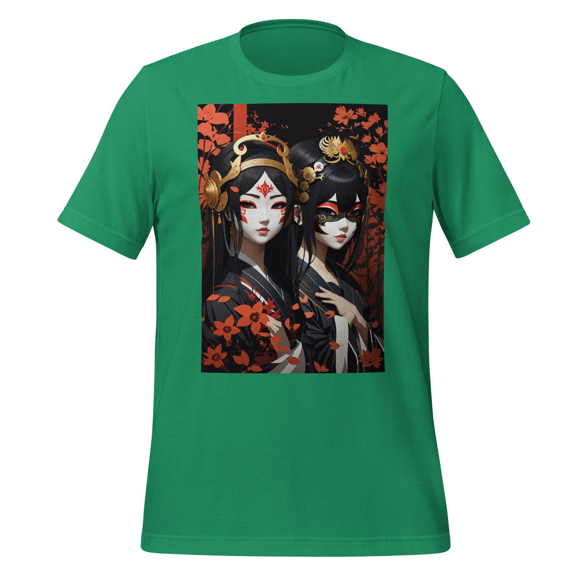 Graphic Featuring Japanese Gothic Girls in Masks Unisex product image 6