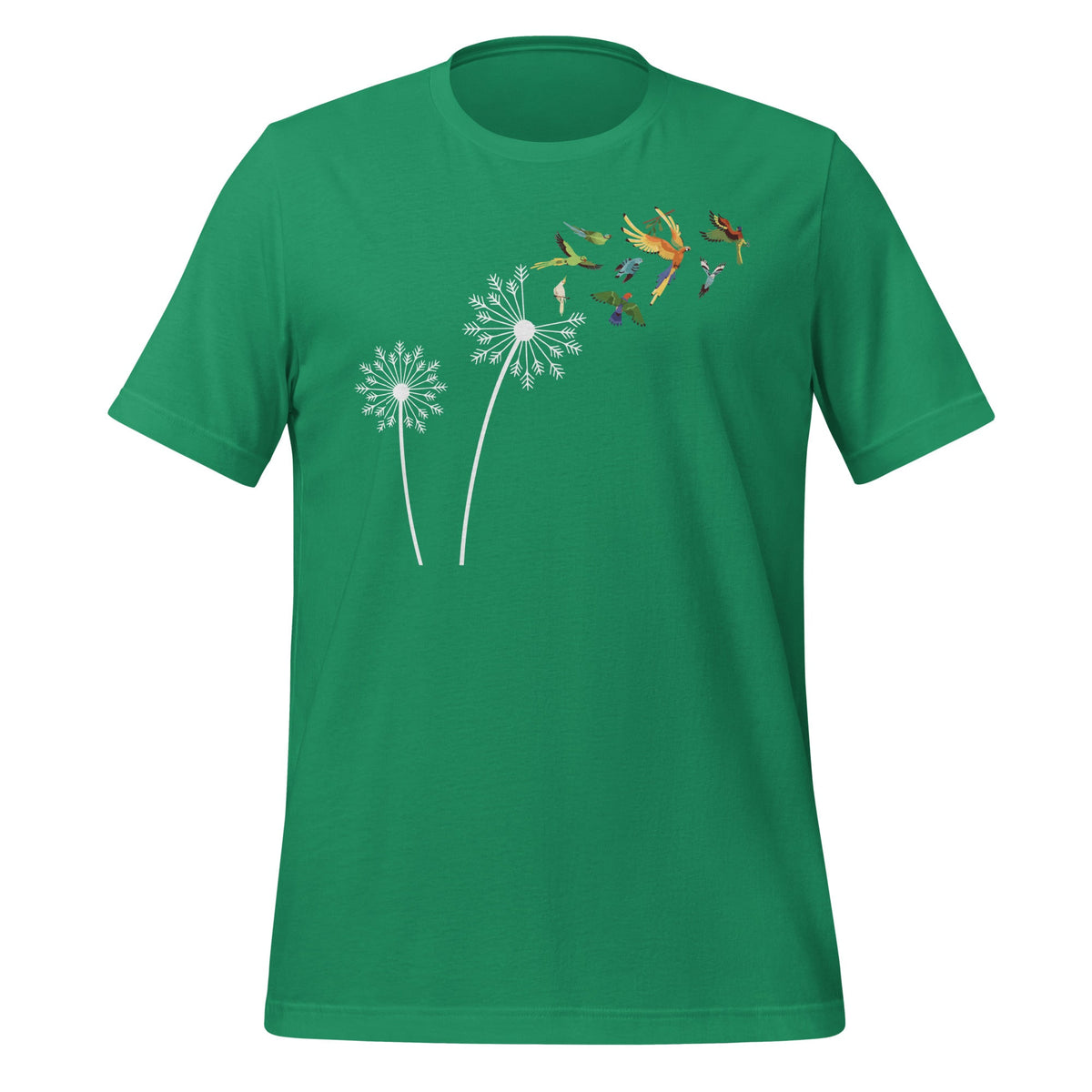 Budgie Dandelion Flower Parakeet Bird Lovers Unisex T-Shirt product image 6