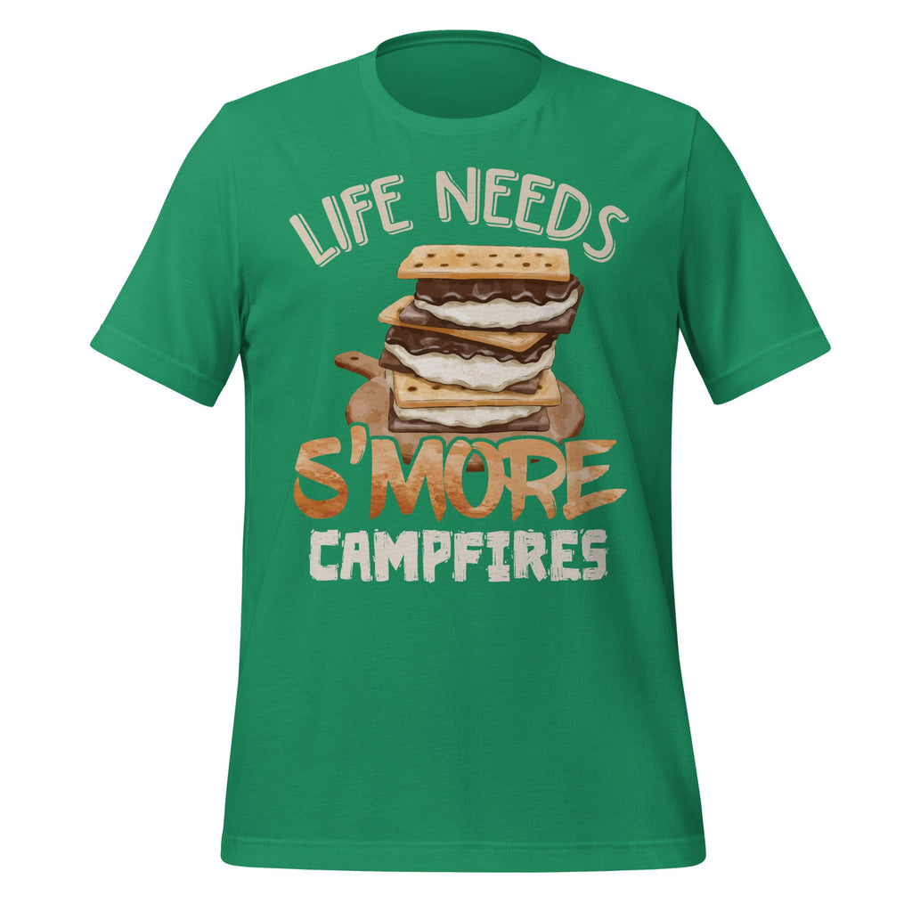 Life Needs S'more Campfires Funny Food Dessert Lover Unisex product image 6