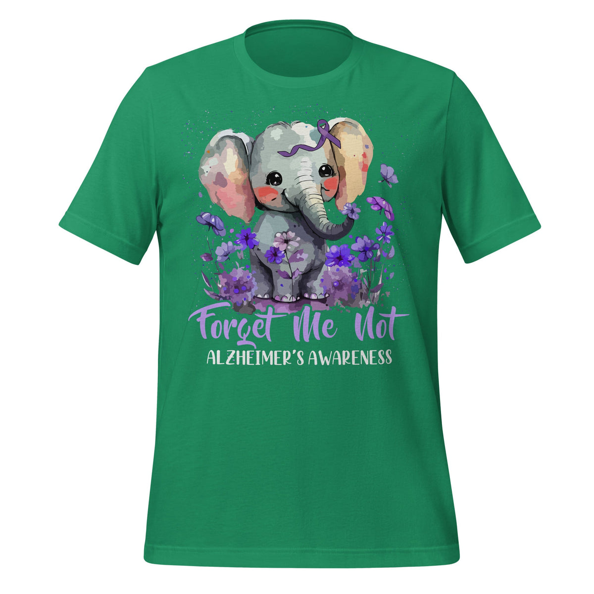 Elephant Flower Forget Me Not Alzheimers Awareness Month product image 6