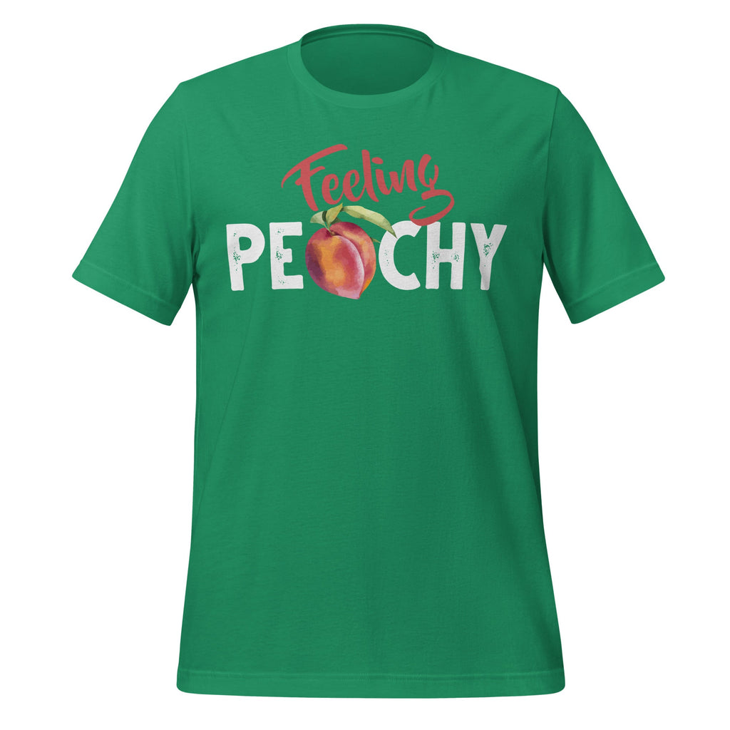 Feeling Peachy Fruit Lover Spring Cool Saying Unisex T-Shirt product image 6