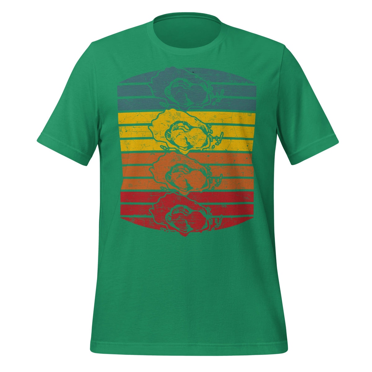Vintage Animal Oyster Lover Retro 70s 80s Unisex T-Shirt product image 6