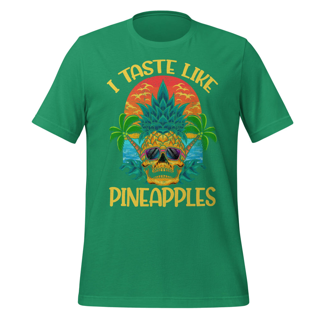 I Taste Like Pineapples Funny Graphic Art Unisex T-Shirt product image 6