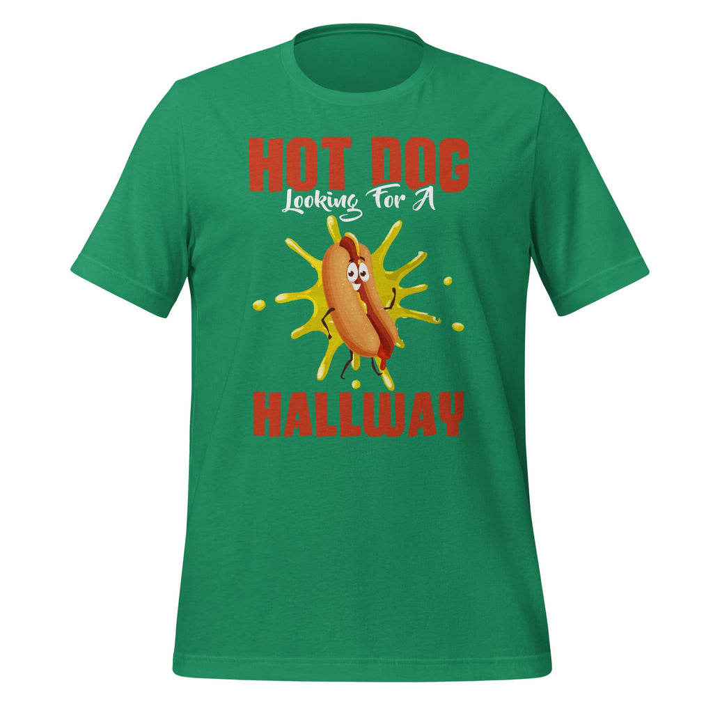 Hot Dog Looking For A Hallway Funny Saying Unisex T-Shirt product image 6