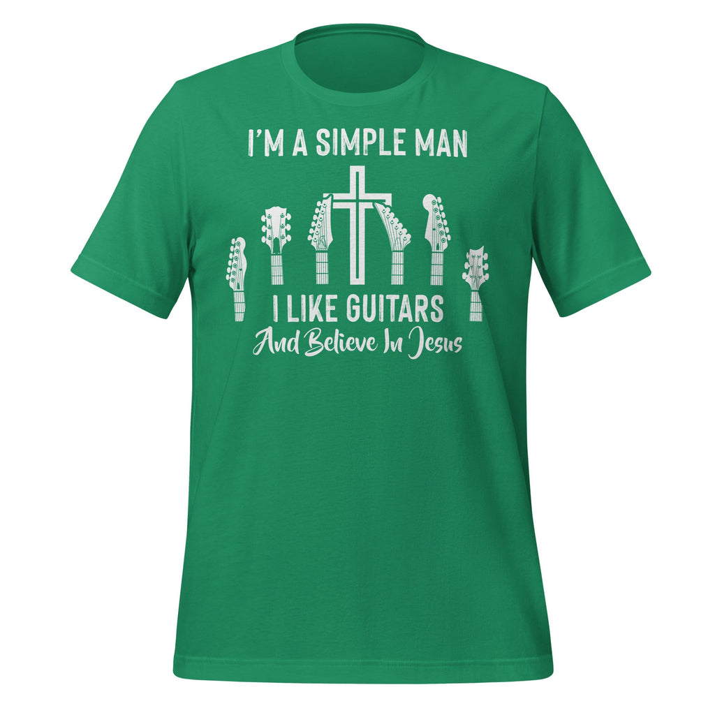 I'm A Simple Man I Like Guitars And Believe In Jesus Unisex product image 6