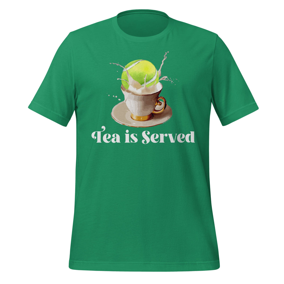 Tennis Tea Is Served Graphic Art Unisex T-Shirt product image 6