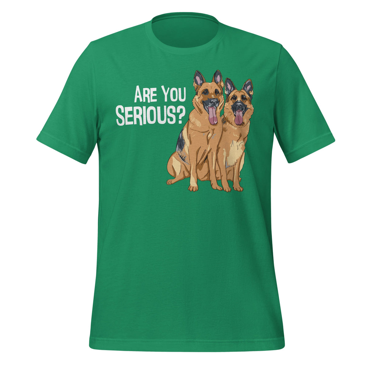 German Shepherd Head Tilt Funny Dog Breed Unisex T-Shirt product image 6