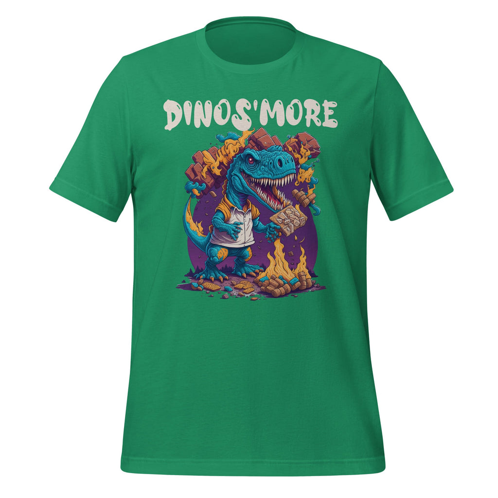 Funny Dinos'more Camping Dinosaur Camp Camper Unisex T-Shirt product image 6