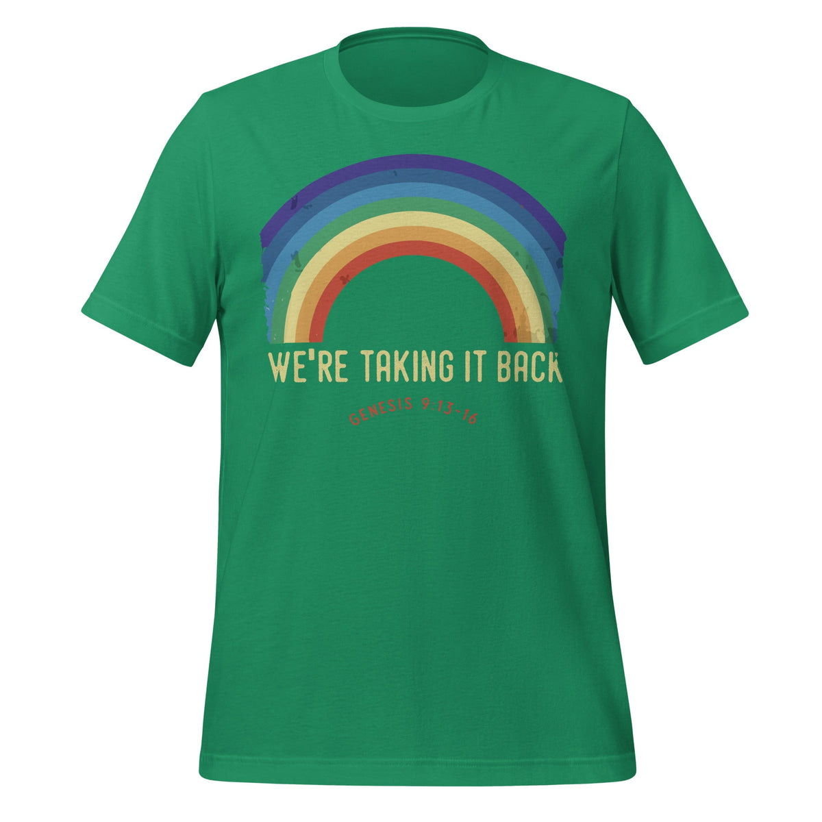 Rainbow We're Taking It Really Back Christian Bible Verse product image 6