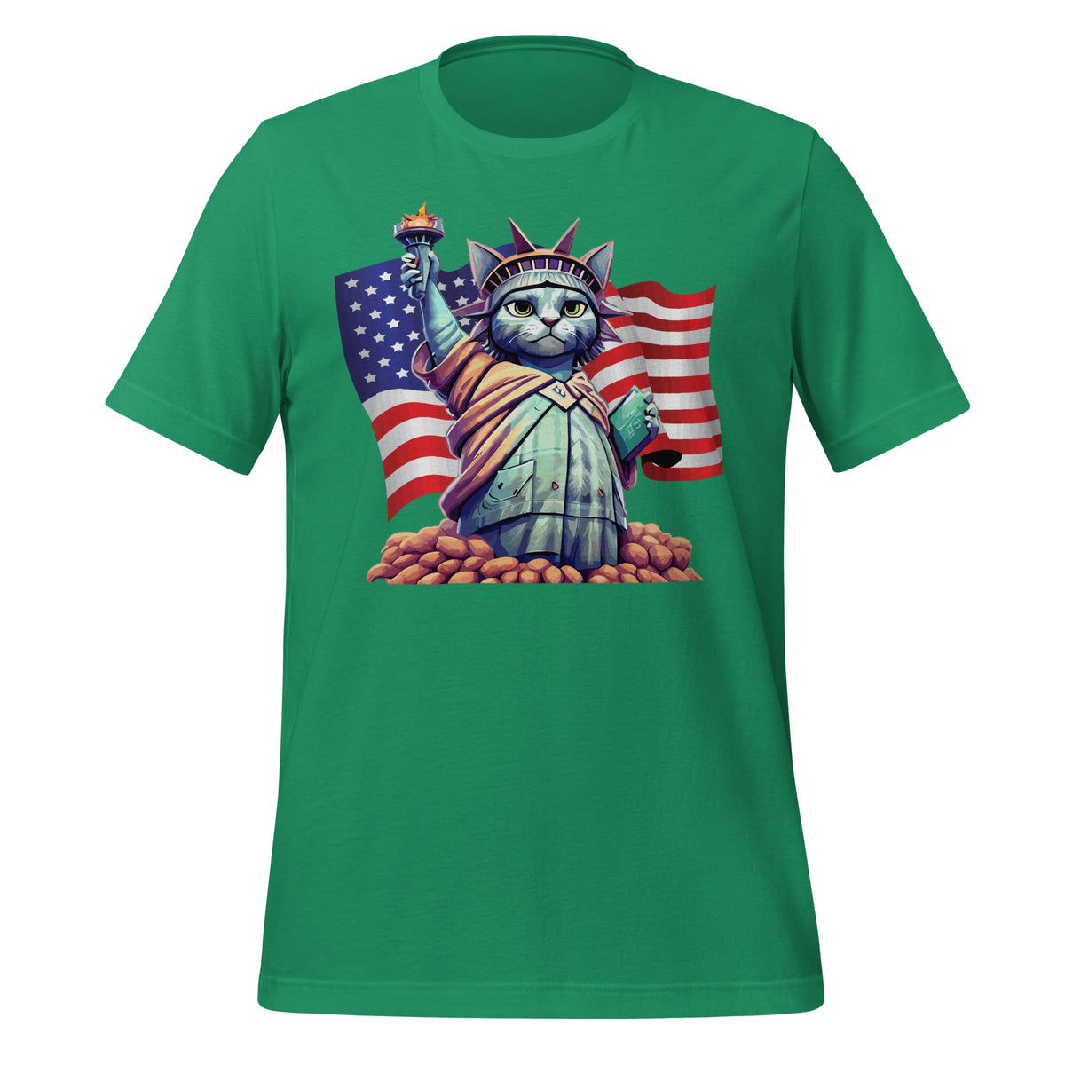 Patriotism Cat Lady Liberty Freedom Independence Unisex product image 6