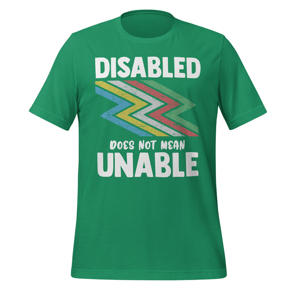 Disability Does Not Equal Unable Pride Month Unisex T-Shirt product image 6