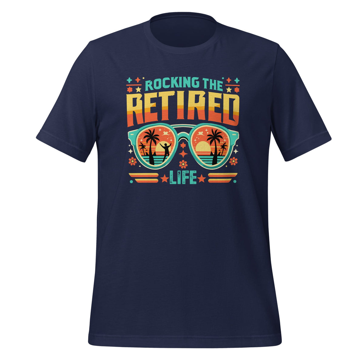 Rocking The Retired Life Funny Summer Retirement Retro product image 3