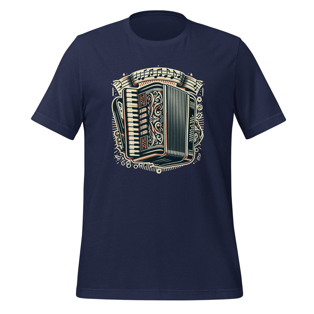 Retro Air Accordion Player Choir Musical Awareness Unisex product image 3