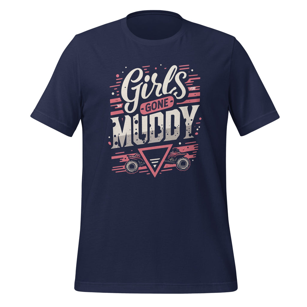 Mud Run Princess Girls Gone Muddy ATV Muddin Unisex T-Shirt product image 3