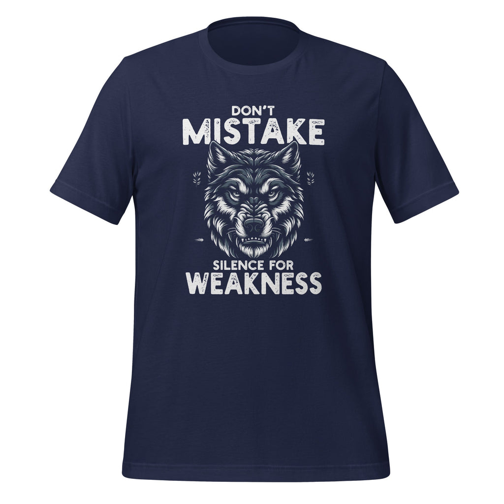 Don't Mistake Silence For Weakness Inspirational Wolf product image 3