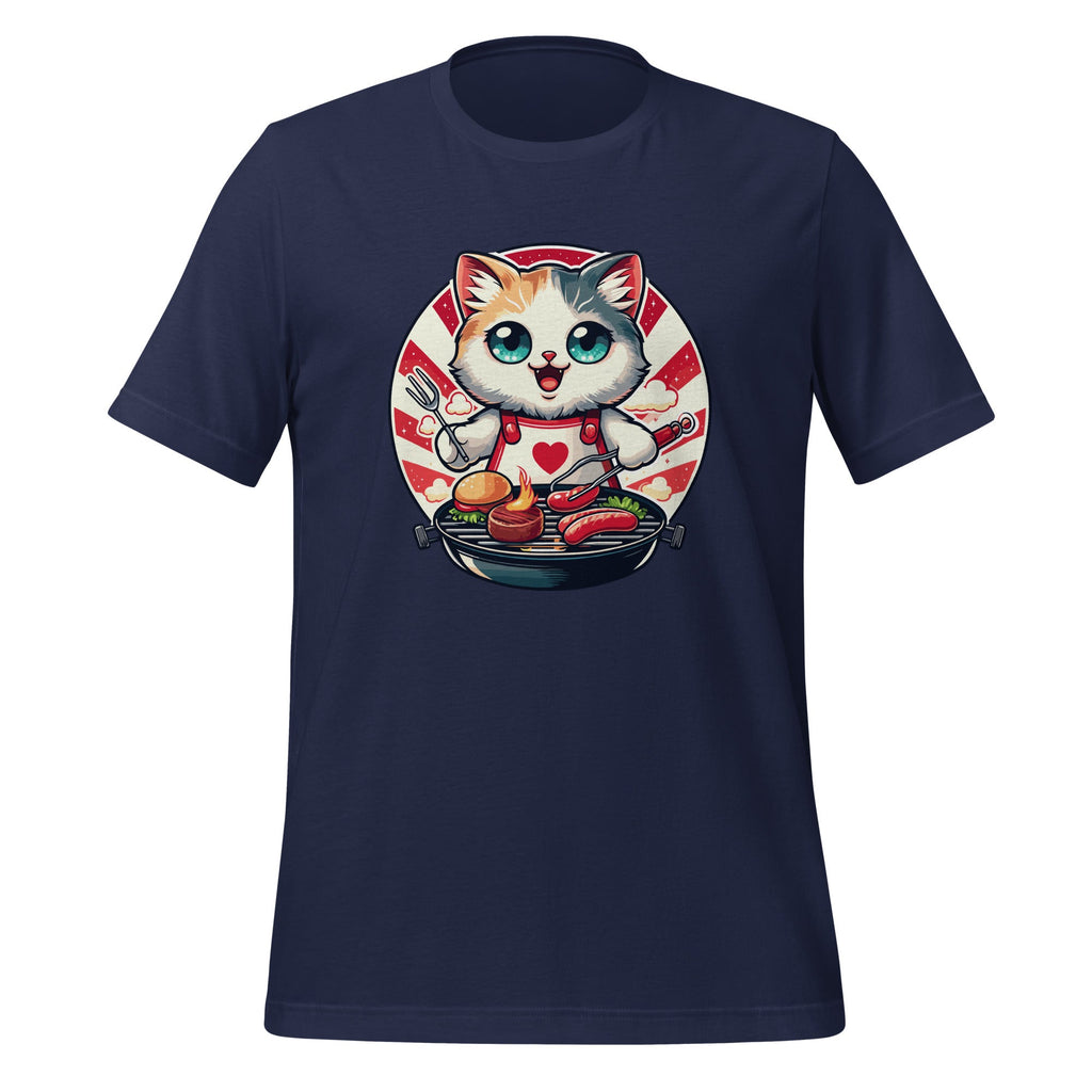 Pretty Presentation of BBQ-Loving Cat Funny Kitten Grilling product image 3