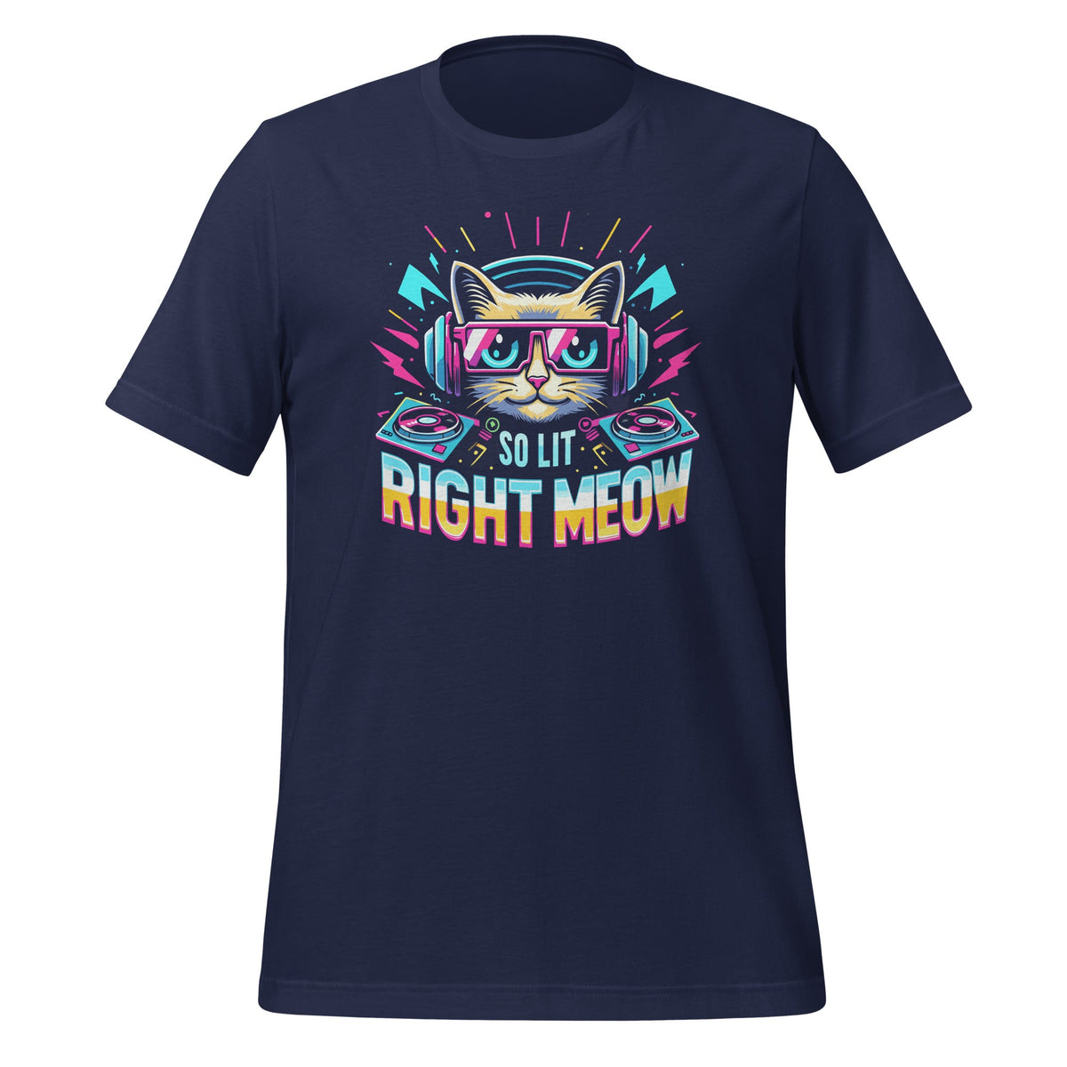 DJ Cat So Lit Right Meow EDM Techno Rave Party Festival product image 3