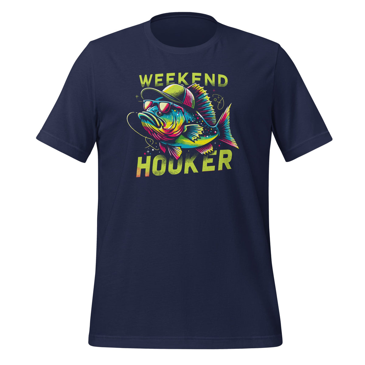 Weekend Hooker Colorful Fish Funny Bashing Fishing Art product image 3
