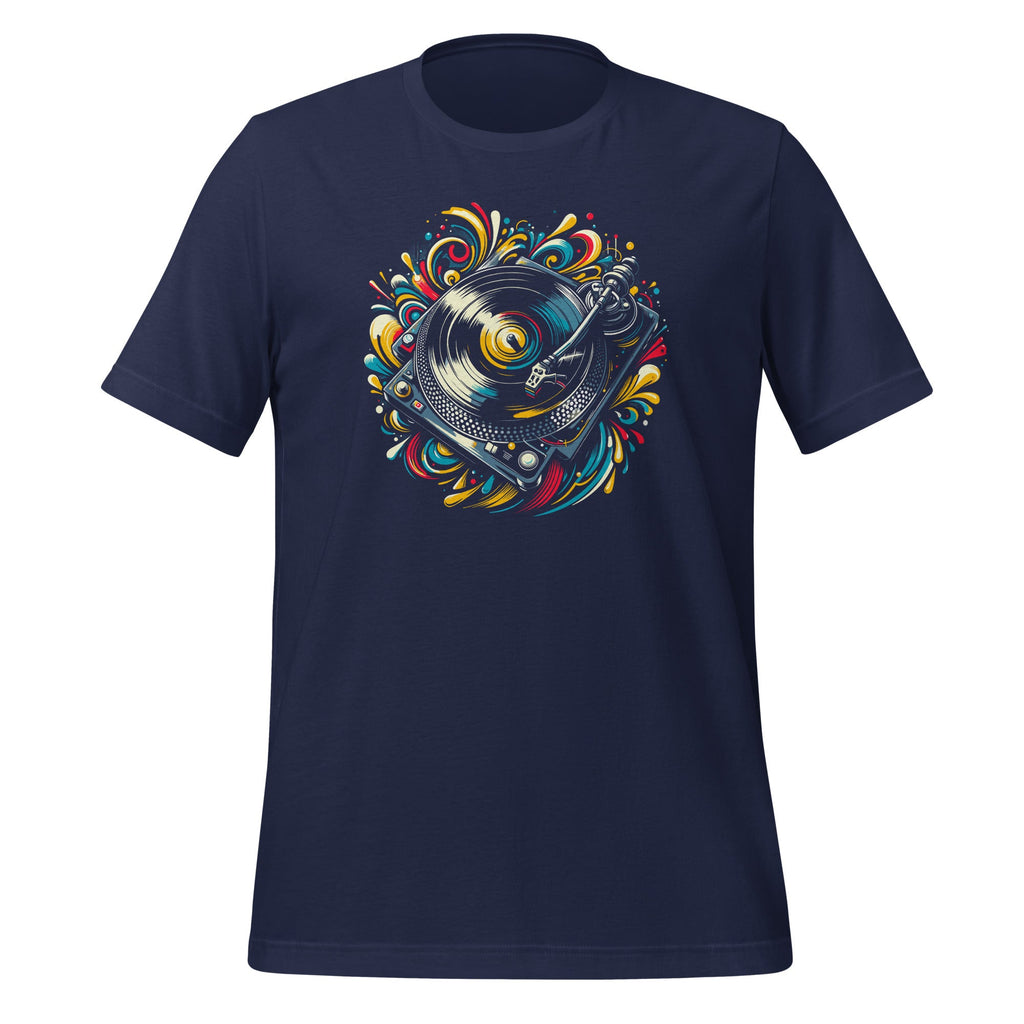 Turntable Graffiti Music Artwork Urban Vibes Unisex T-Shirt product image 3