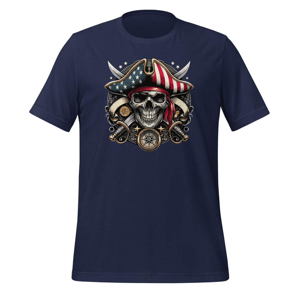 Pirate 4th of July American Flag USA America Funny Unisex product image 3