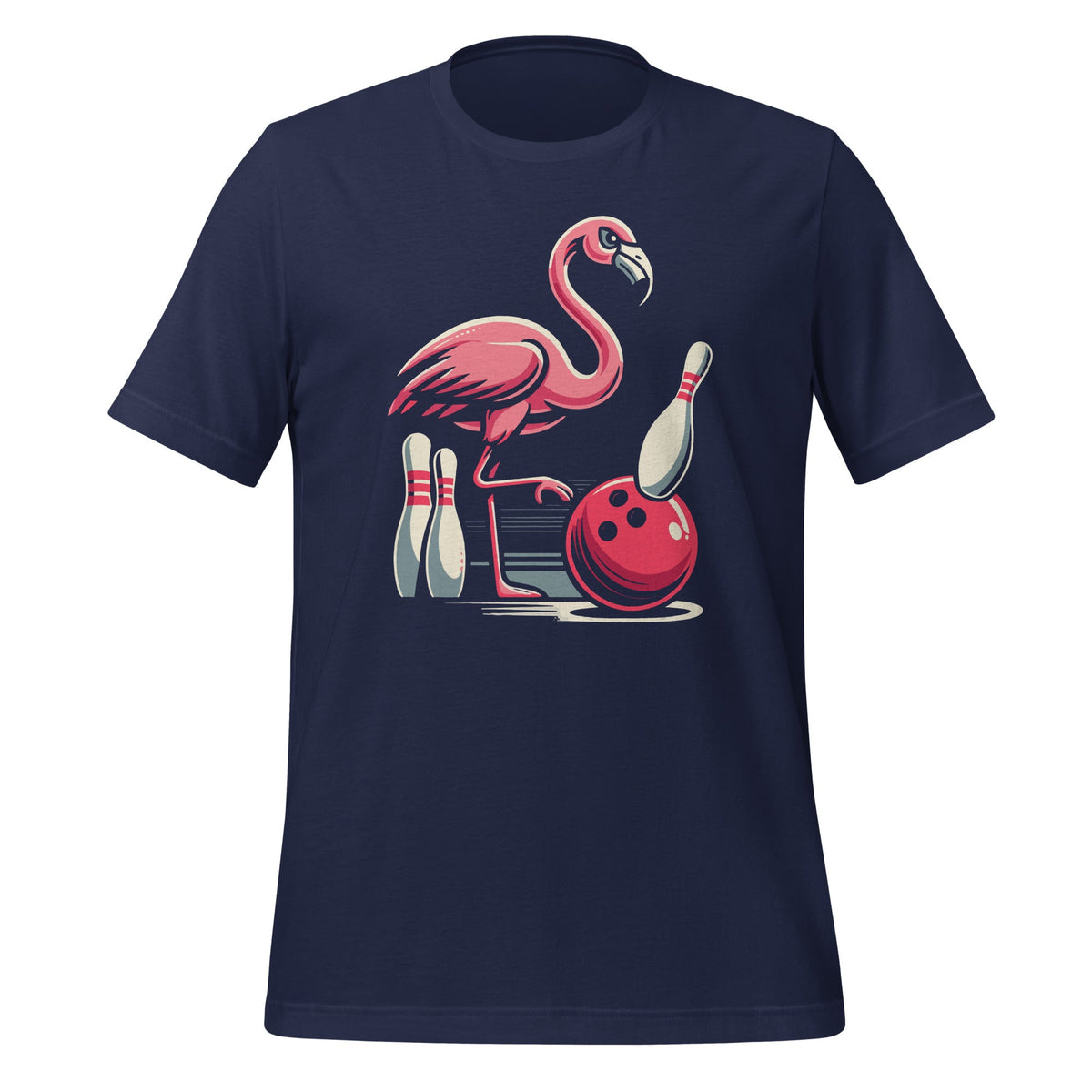 Funny Bird Flamingo Bowling Pin Bowl Bowler Players Unisex product image 3