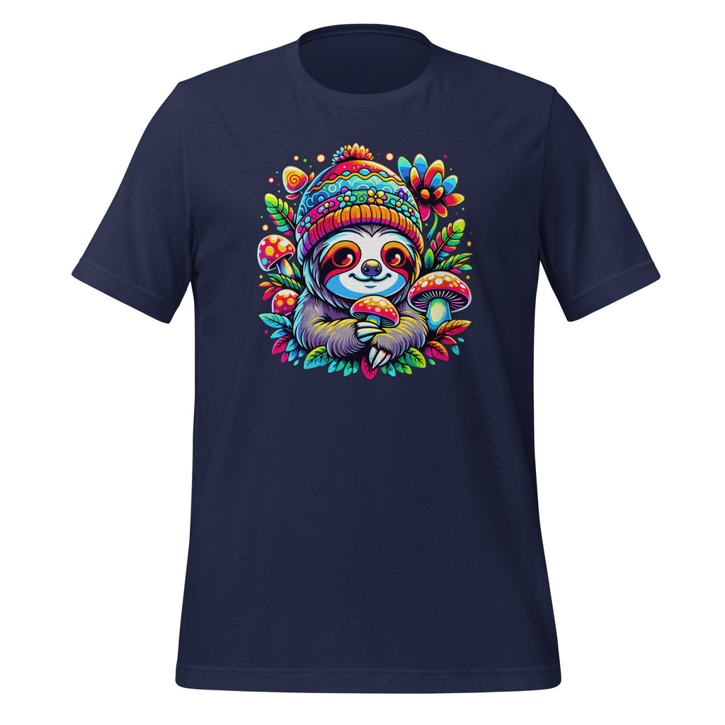 Trippy Sloth DJ Psychedelic EDM Mushroom Colorful Unisex product image 3