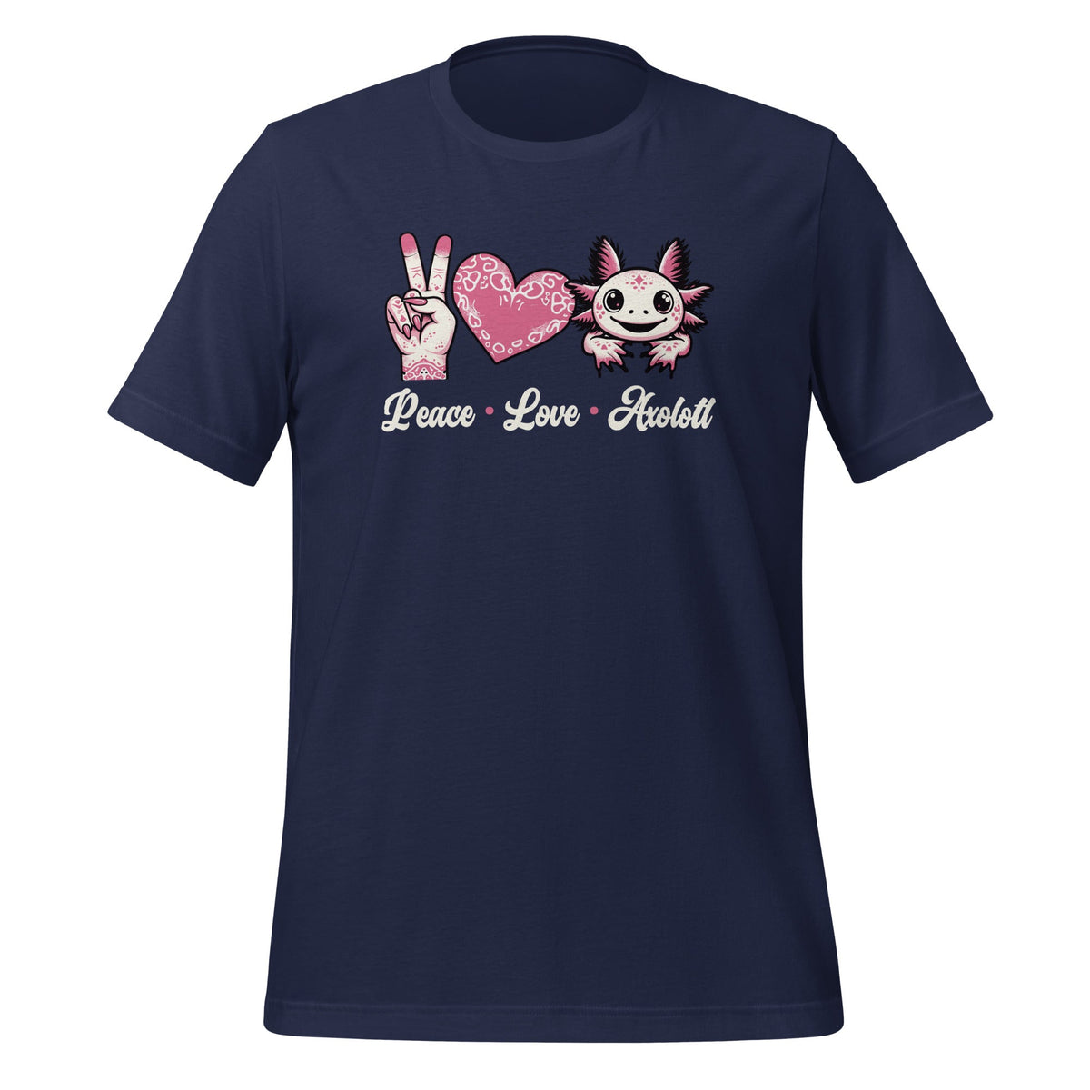 Peace Love Axolotl Heart Leopard Axolotls Teenager Fans product image 3