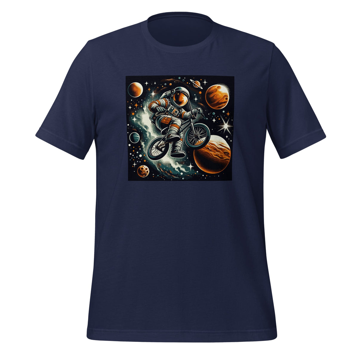 Astronaut on Bike Bicycle in Space Doing Tricks Biker product image 3