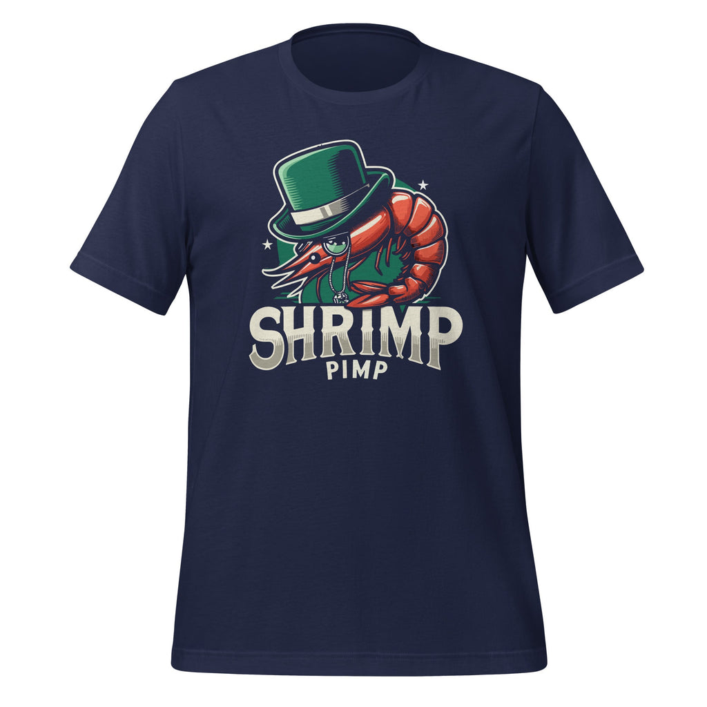 Shrimp Seafood Pimp Funny Shrimps Lover Unisex T-Shirt product image 3