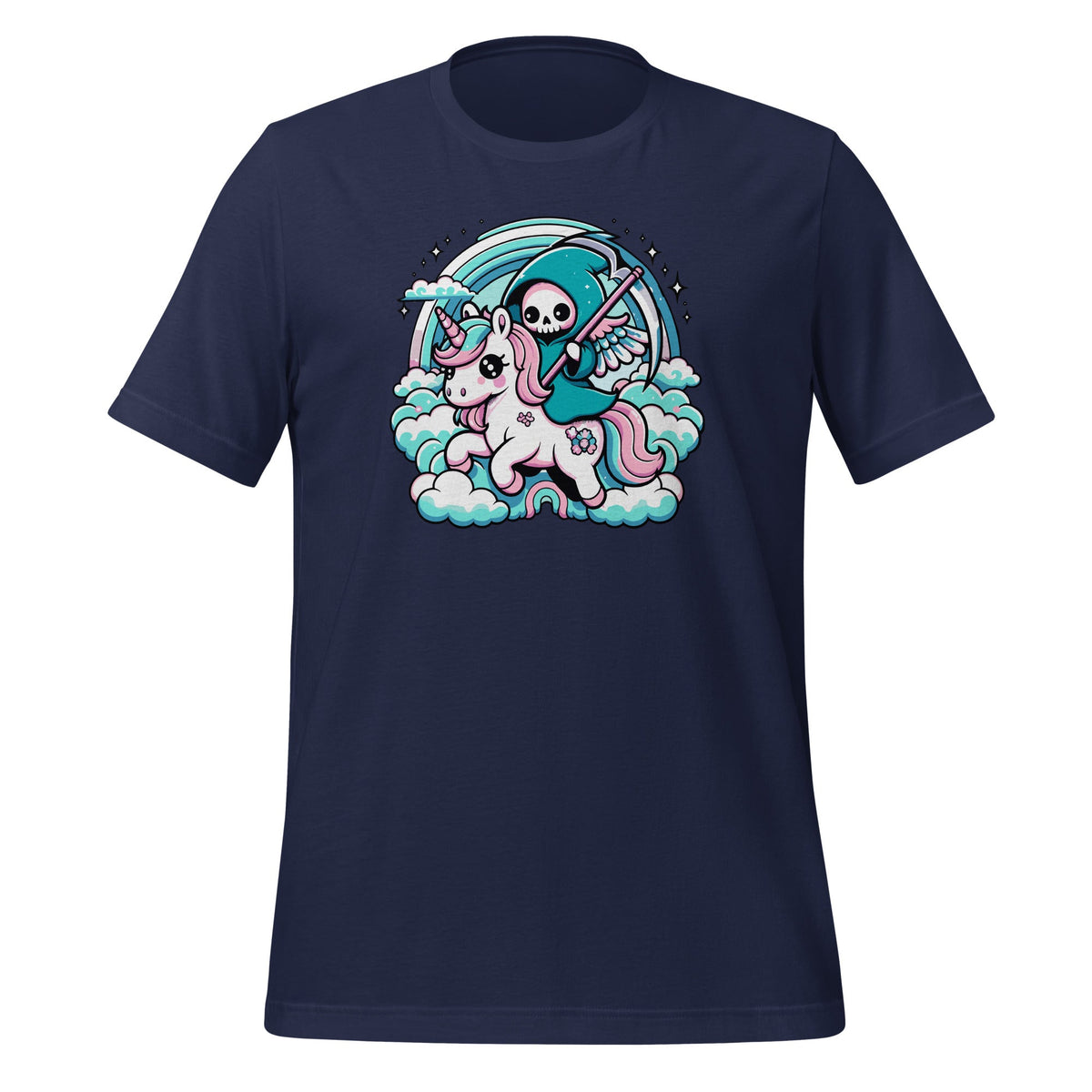 Kawaii Pastel Goth Day Cute Creepy Unicorn Grim Reaper product image 3