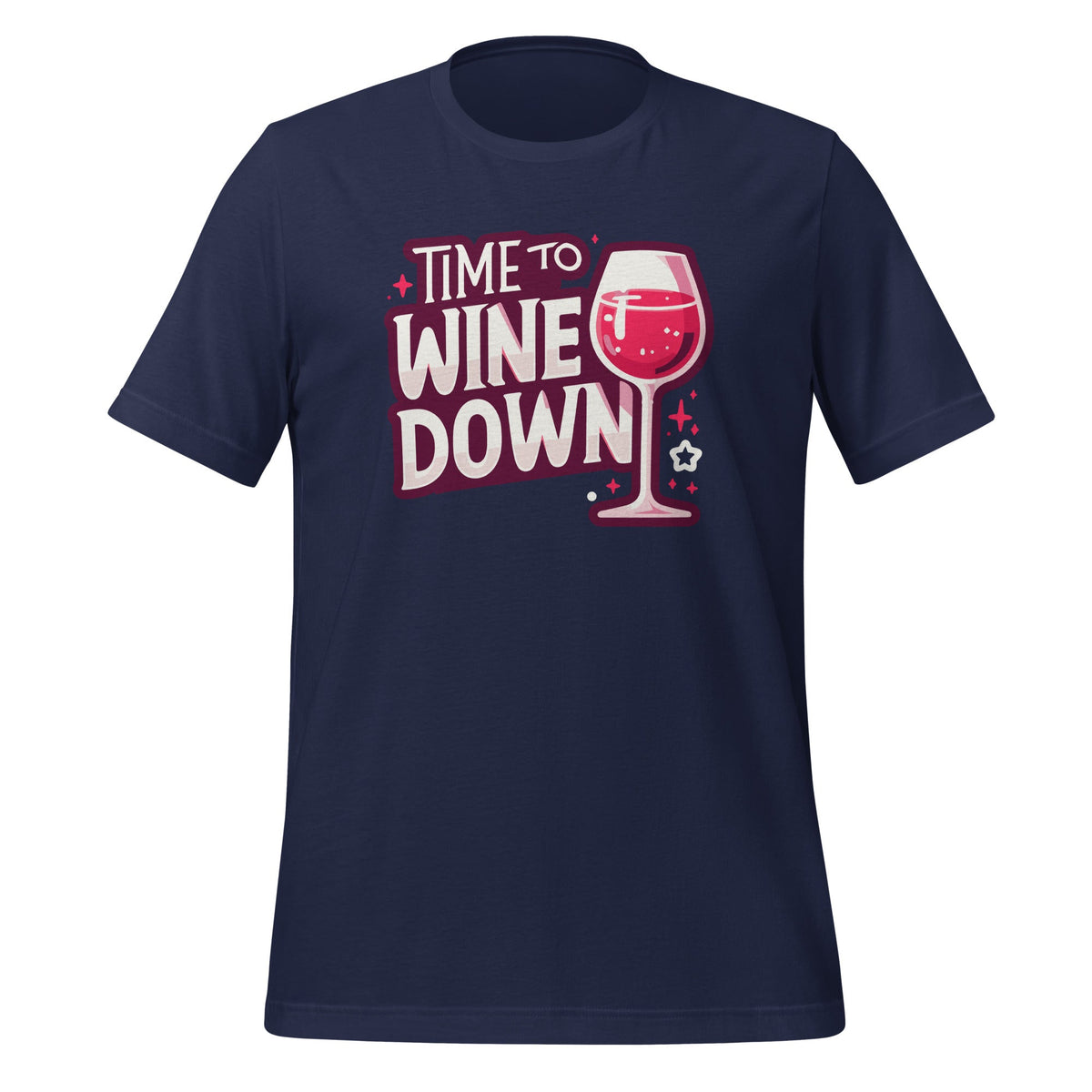 Time To Wine Down Funny Drinking Relaxation Day Unisex product image 3
