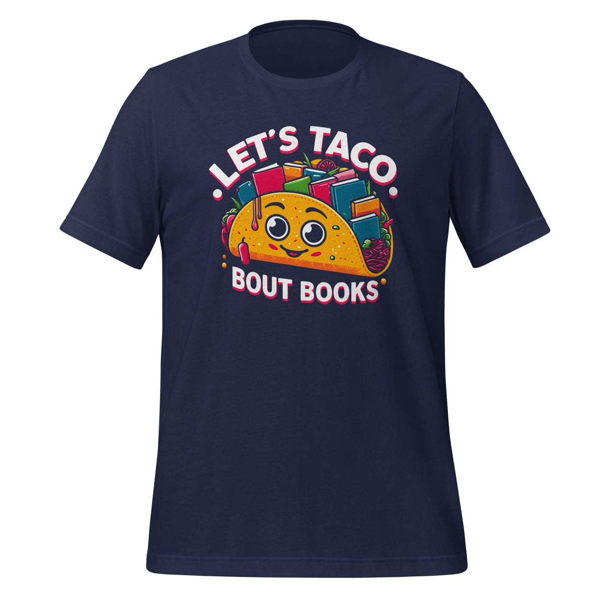 Let's Taco About Books Funny Mexican Pun Bookworm Bookish product image 3