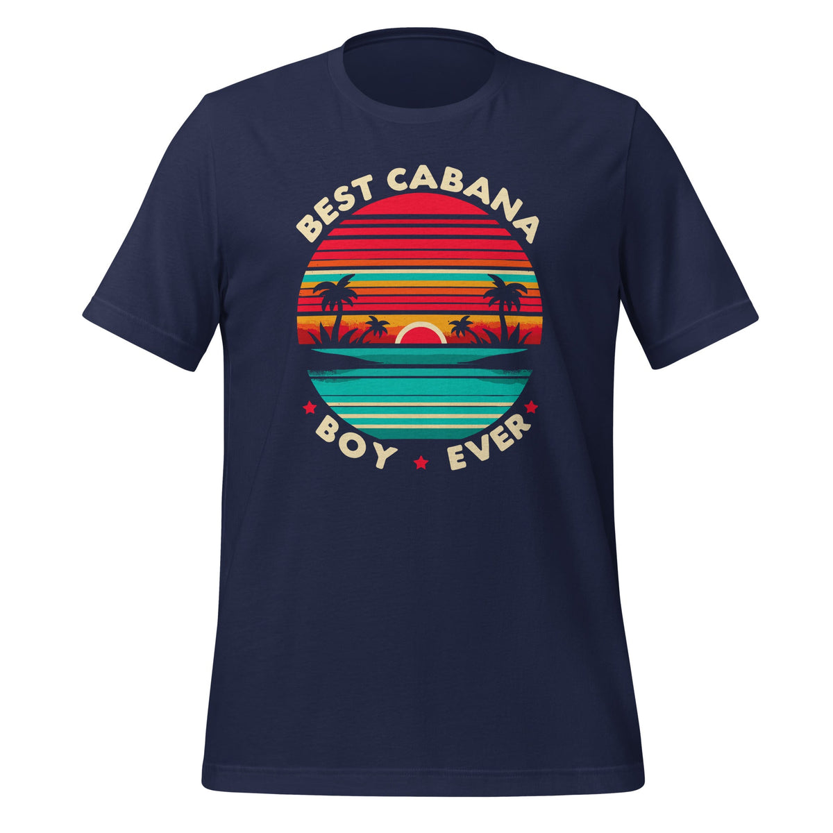 Colorful Sunset Palm Tree Best Cabana Boy Ever Unisex product image 3