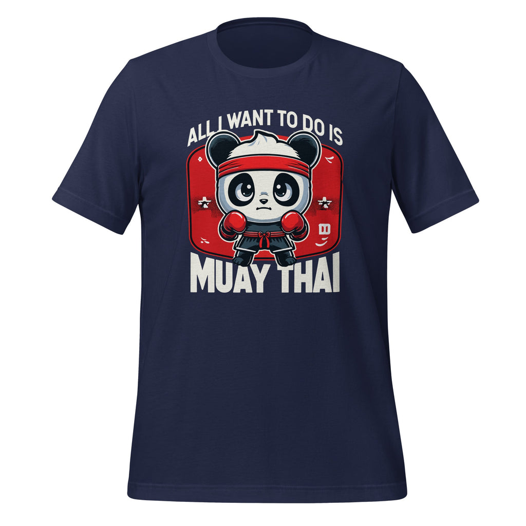 Muay Thai Panda All I Want To Do Is Cute Fighter Boxer product image 3