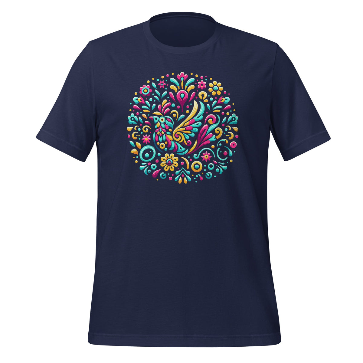 Floral Bird Otomi Mexican Embroidery Style Mexicano Unisex product image 3