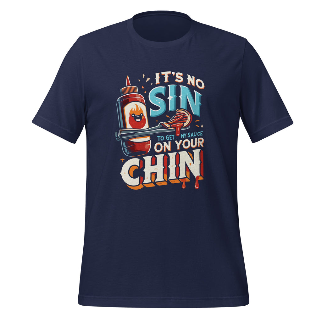 It's No Sin To Get My Sauce Funny BBQ Grill Barbecue Month product image 3