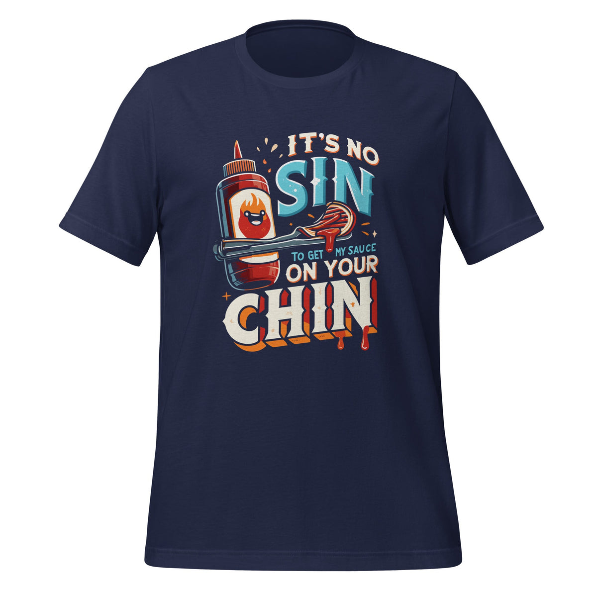 It's No Sin To Get My Sauce Funny BBQ Grill Barbecue Month product image 3