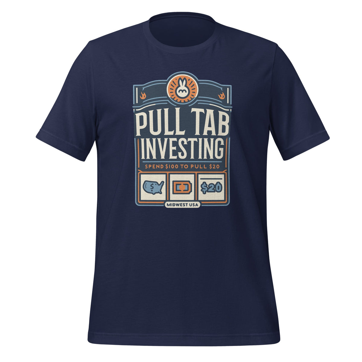 Pull Tab Investing Spend $100 To $20 Midwest USA Unisex product image 3