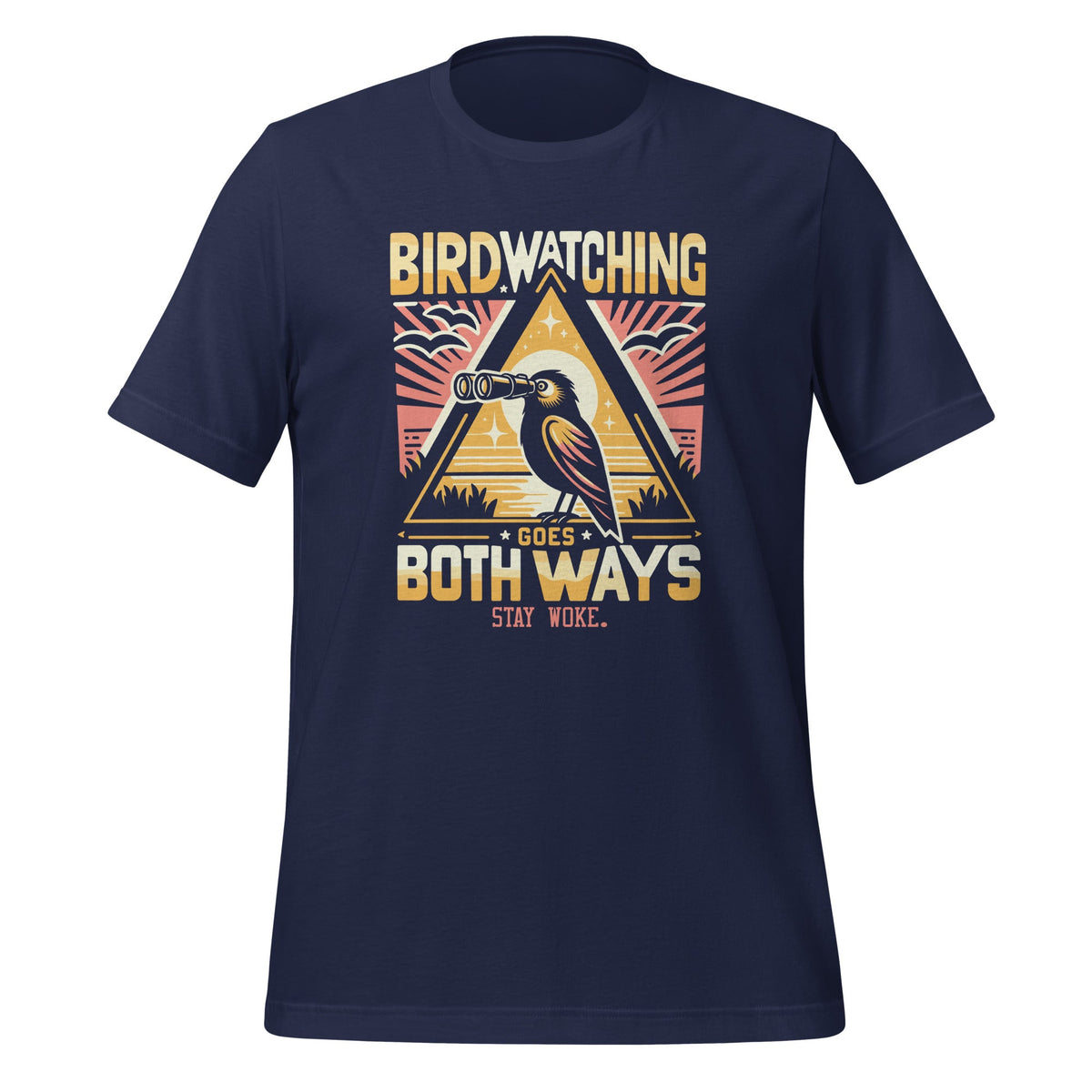 Birdwatching Goes Both Ways Funny Bird Watcher Day Unisex product image 3