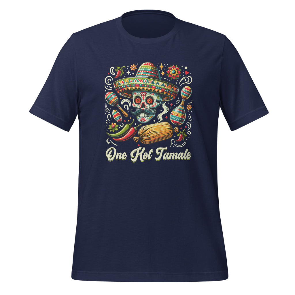 Funny Cinco De Mayo Hot Tamale Mexican Food Unisex T-Shirt product image 3
