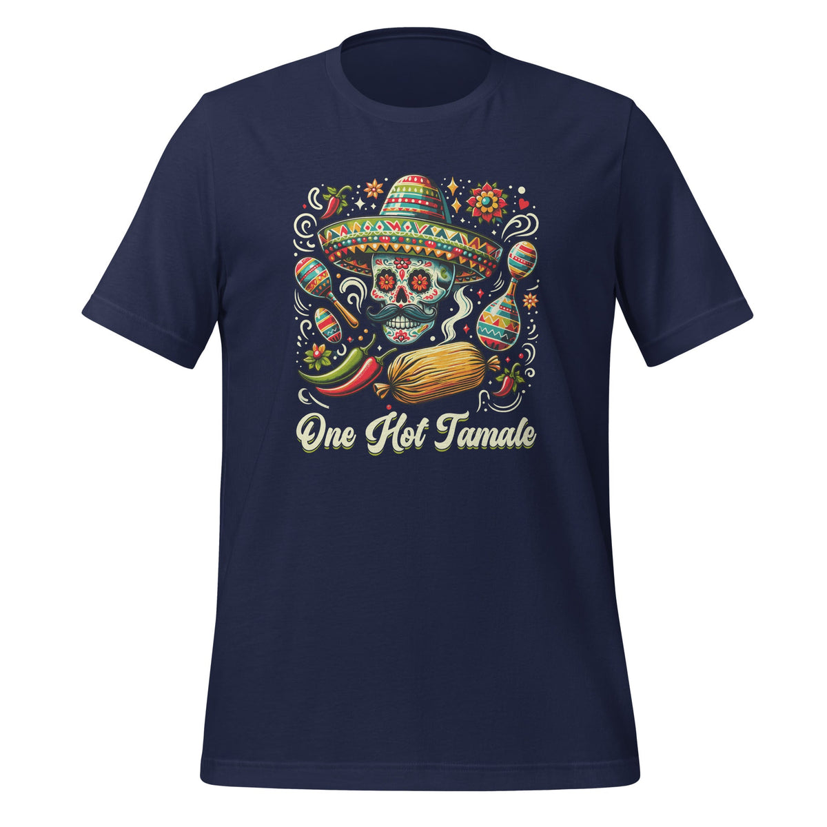 Funny Cinco De Mayo Hot Tamale Mexican Food Unisex T-Shirt product image 3