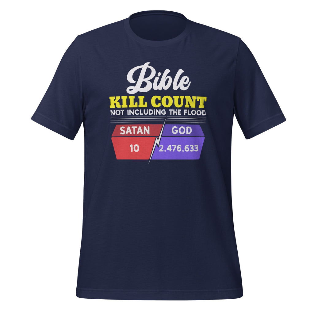 Bible Kill Count Not Including The Flood God Unisex T-Shirt product image 3