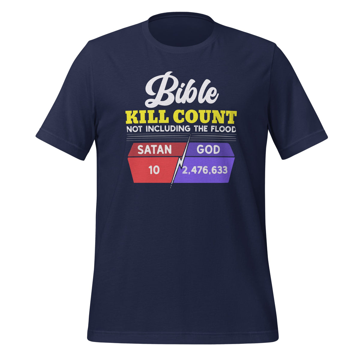 Bible Kill Count Not Including The Flood God Unisex T-Shirt product image 3